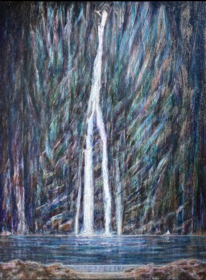 'Leaping the Falls' - We come from light, and to light return.